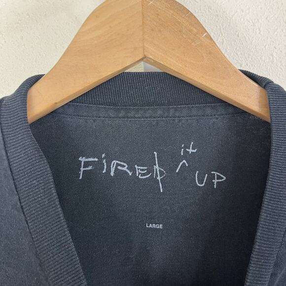 Earl Sweatshirt Tour Shirt Men L Black Long Sleeve Fired Up Some Rap Songs Tee - Picture 6 of 6